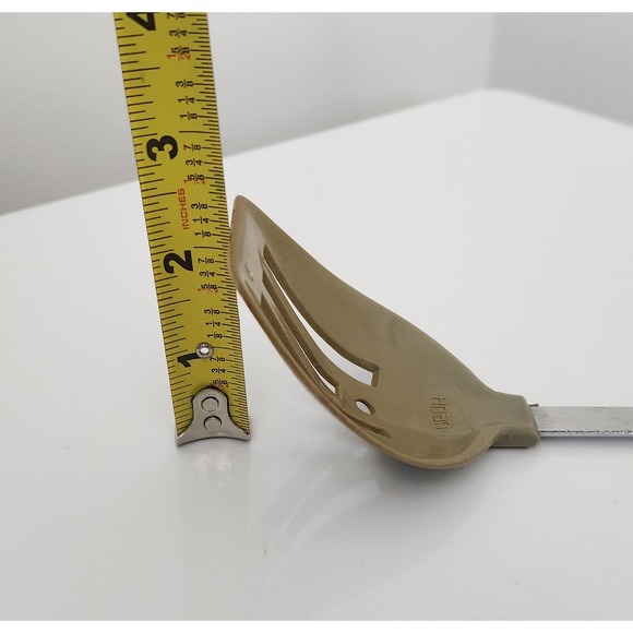 Vintage HOAN Slotted Spoon Spatula Utensil Nylon Retro Kitchen made in Hong Kong - Picture 6 of 7